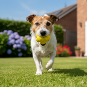 Durable bouncing ball for dogs to relieve stress in Dog Colours